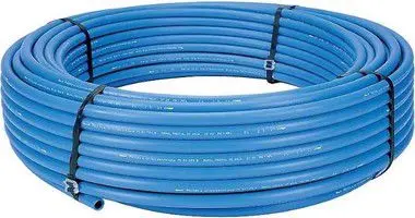 Rolo de tubo PEAD azul
